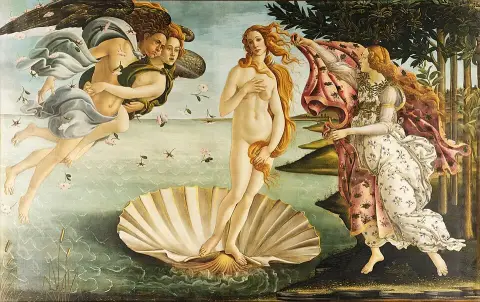 La Naissance de Vénus, Sandro Botticelli, v. 1485