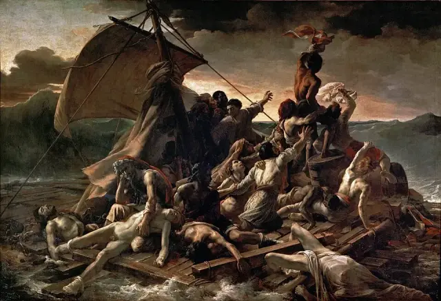 Le Radeau de la Méduse, Théodore Géricault, 1818–1819 (détail)